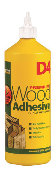 Picture of EVERBUILD D4 WOOD ADHESIVE - WHITE - 1 Litre