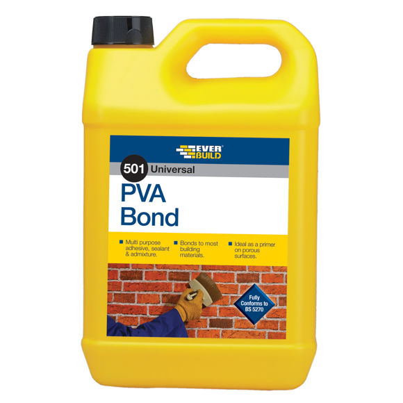 Picture of EVERBUILD 501 PVA BOND - 5 Litre