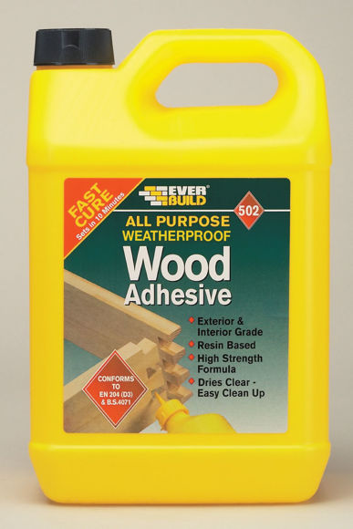 Picture of EVERBUILD 502 WOOD ADHESIVE - 5 Litre