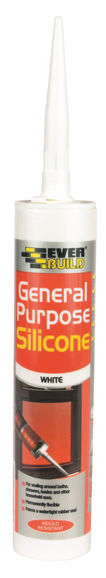Picture of EVERBUILD GENERAL PURPOSE SILICONE - WHITE - 310ml