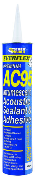 Picture of EVERBUILD AC95 ACOUSTIC INTUMESCENT SEALANT - 900ml