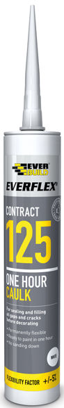 Picture of EVERBUILD 125 ONE HOUR CAULK - WHITE - C3