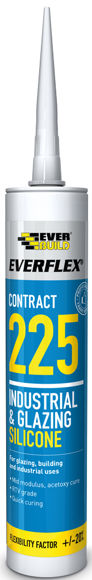 Picture of EVERBUILD 225 INDUSTRIAL/GLAZING SILICONE - BLACK - C3