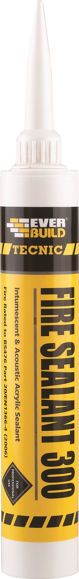 Picture of EVERBUILD 300 FIRE SEALANT INTUMESCENT - WHITE - 380ml