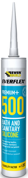 Picture of EVERBUILD 500 BATH/SANITARY SILICONE - TRANS - C3