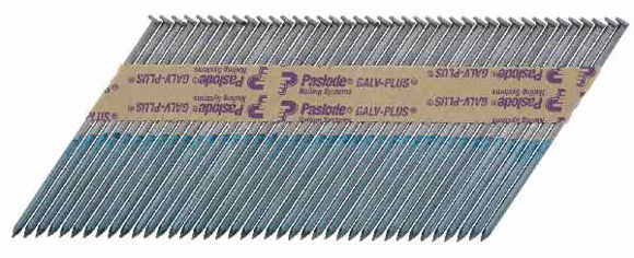 Picture of 141234 PASLODE NAIL/FUEL PACK - GALV PLUS PLAIN SHANK - 90 x 3.1mm