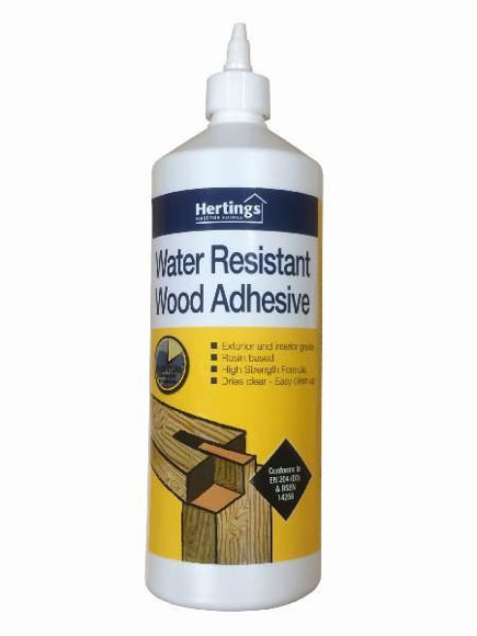 Hertings. HERTING WOOD ADHESIVE - WATER RESISTANT - 1KG