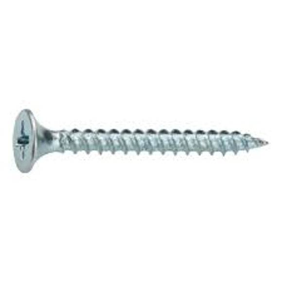 Picture of BUGLE HEAD DRYWALL SCREWS ZINC PLATED - M3.5 x 25mm