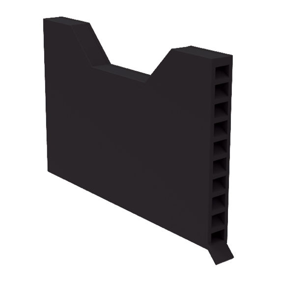 Picture of G950 - WEEP VENT SLEEVE 220mm SQ AIRFLOW - BLACK
