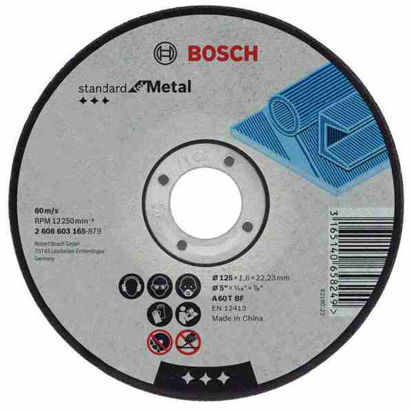Picture of 2608600091 - BOSCH PROFESSIONAL FLAT METAL CUTTING DISC - 100 x 16 x 2.5mm