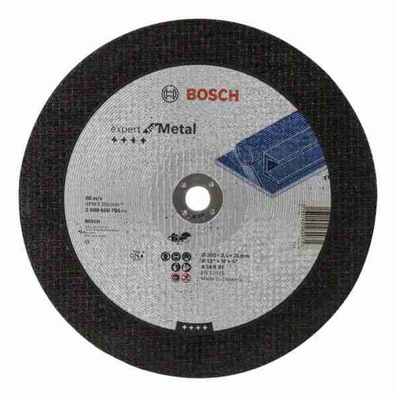 Picture of 2608600706 - BOSCH PROFESSIONAL FLAT METAL CUTTING DISC - 300 x 20 x 3.5mm