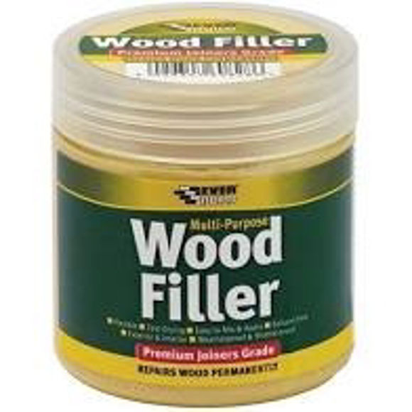 Picture of EVERBUILD M/P WOOD FILLER- MEDIUM STAINABLE - 250ml