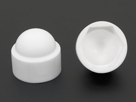 Picture of BOLT & NUT PROTECTION CAPS - WHITE - TO SUIT 8mm THREAD