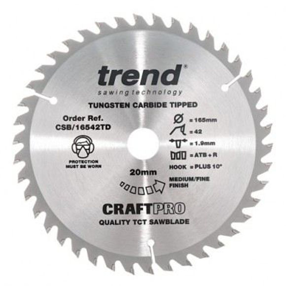 Picture of CSB/16524T TREND TCT CIRCULAR SAW BLADE