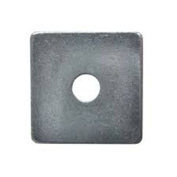 Picture of SQUARE PLATE WASHERS - ZINC - M10 x 38 x 38mm