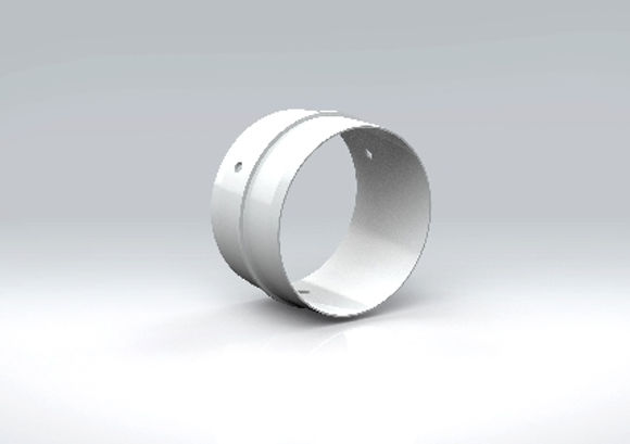 Picture of VERPLAS SYSTEM 100 ROUND PIPE CONNECTOR - EK0028 - 100mm