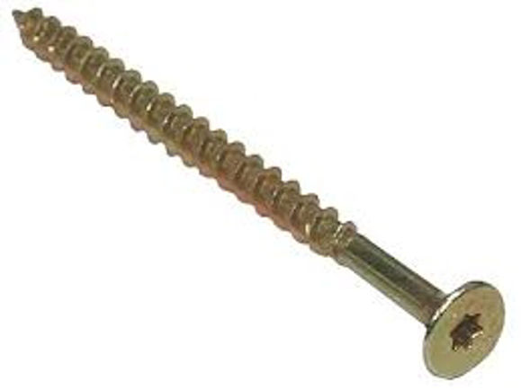Picture of SPAX S SCREWS - CSK - POZI - ZINC/YLW - 3.5 x 30mm