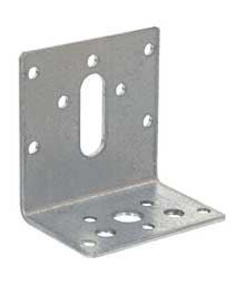 Picture of GALVANISED LIGHT DUTY ANGLE BRACKETS - 60 x 40 x 60mm