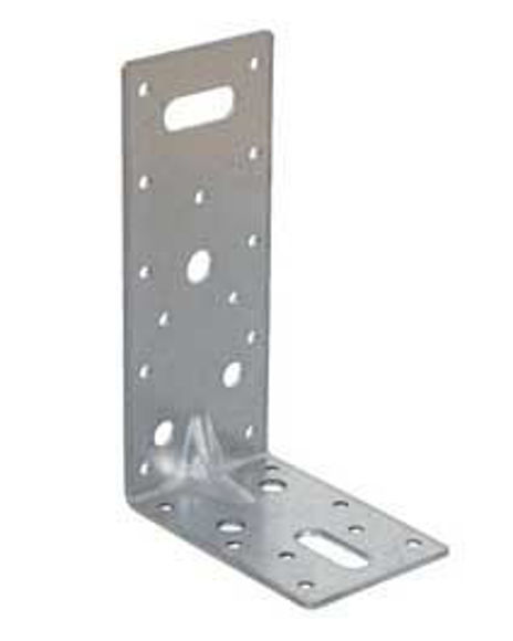 Picture of GALVANISED HEAVY DUTY ANGLE BRACKETS - 150 x 90 x 63mm