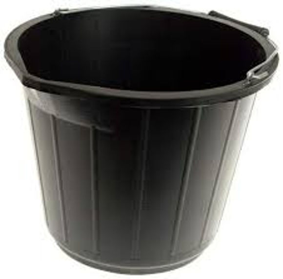 Picture of BUILDERS BUCKET - BLACK  ( FAI3GBUCKET )(PVBBBLA14)