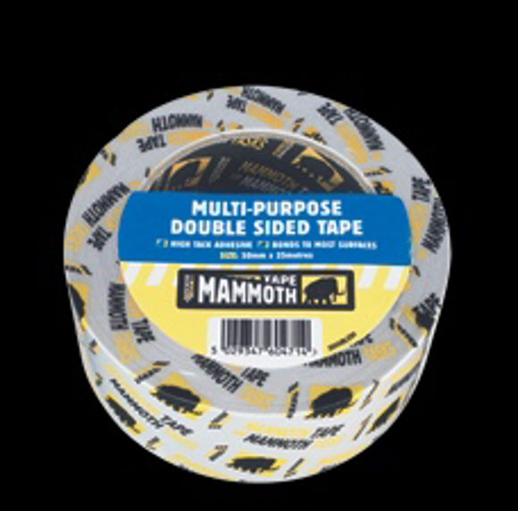 Picture of MAMMOTH DOUBLE SIDED TAPE - 50mm x 25m