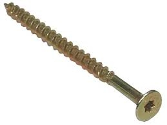 Picture of SPAX S SCREWS - CSK - POZI - ZINC/YLW - 6.0 x 90mm