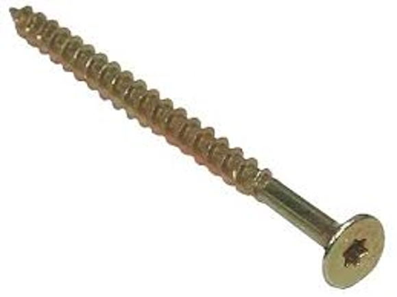 Picture of SPAX S SCREWS - CSK - POZI - ZINC/YLW - 6.0 x 80mm