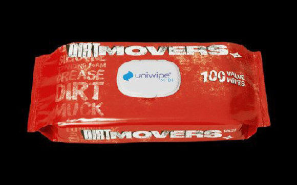 Picture of UNIWIPE DIRTMOVER WIPES - Pack x 100
