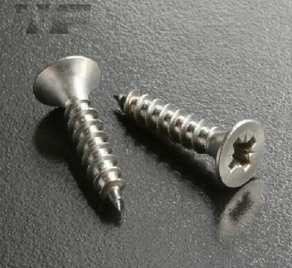 Picture of CHIPBOARD SCREW - CSK - POZ - A2 ST/ST - 5 x 30mm (500)