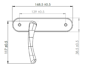 Picture of SWALE LEVER LATCH ON PLATE POLISHED CHROME - SV903CP