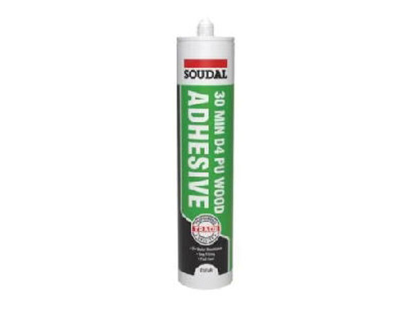 Picture of SOUDAL PU ADHESIVE 30 MIN D4 WOOD GEL - 290ml