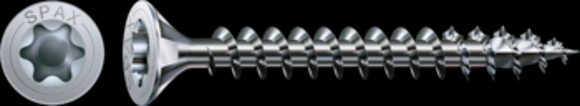 Hertings. SPAX S SCREWS - CSK - POZI - BLUE/ZINC - 5.0 x 100mm