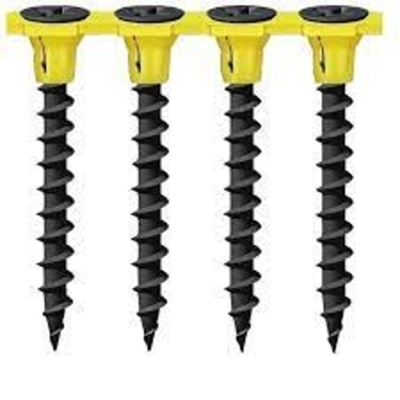 Picture of COLLATED COARSE THREAD BUGLE HEAD DRYWALL SCREWS - 3.5mm x 35mm - 1000