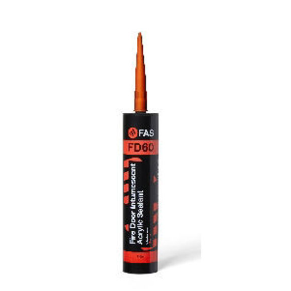 Picture of *ORANGE* FIRE & ACOUSTIC SEALS FIRE RATED ACRYLIC SEALANT - 310ml TUBE